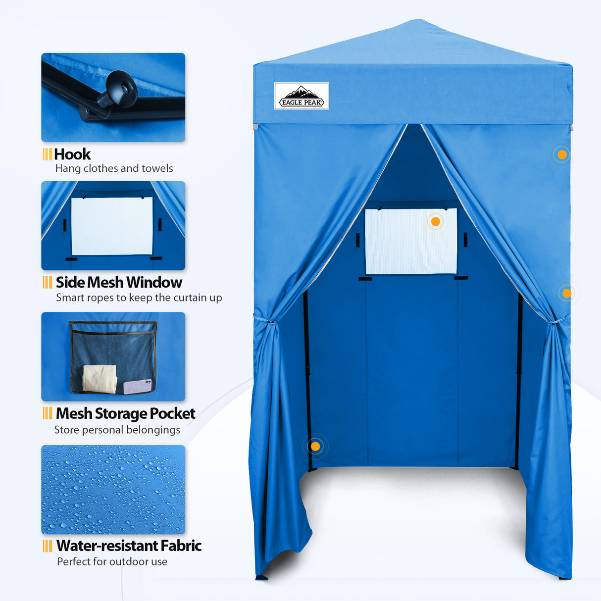 EAGLE PEAK Flex Ultra Compact 4x4 Pop-up Changing Room Canopy