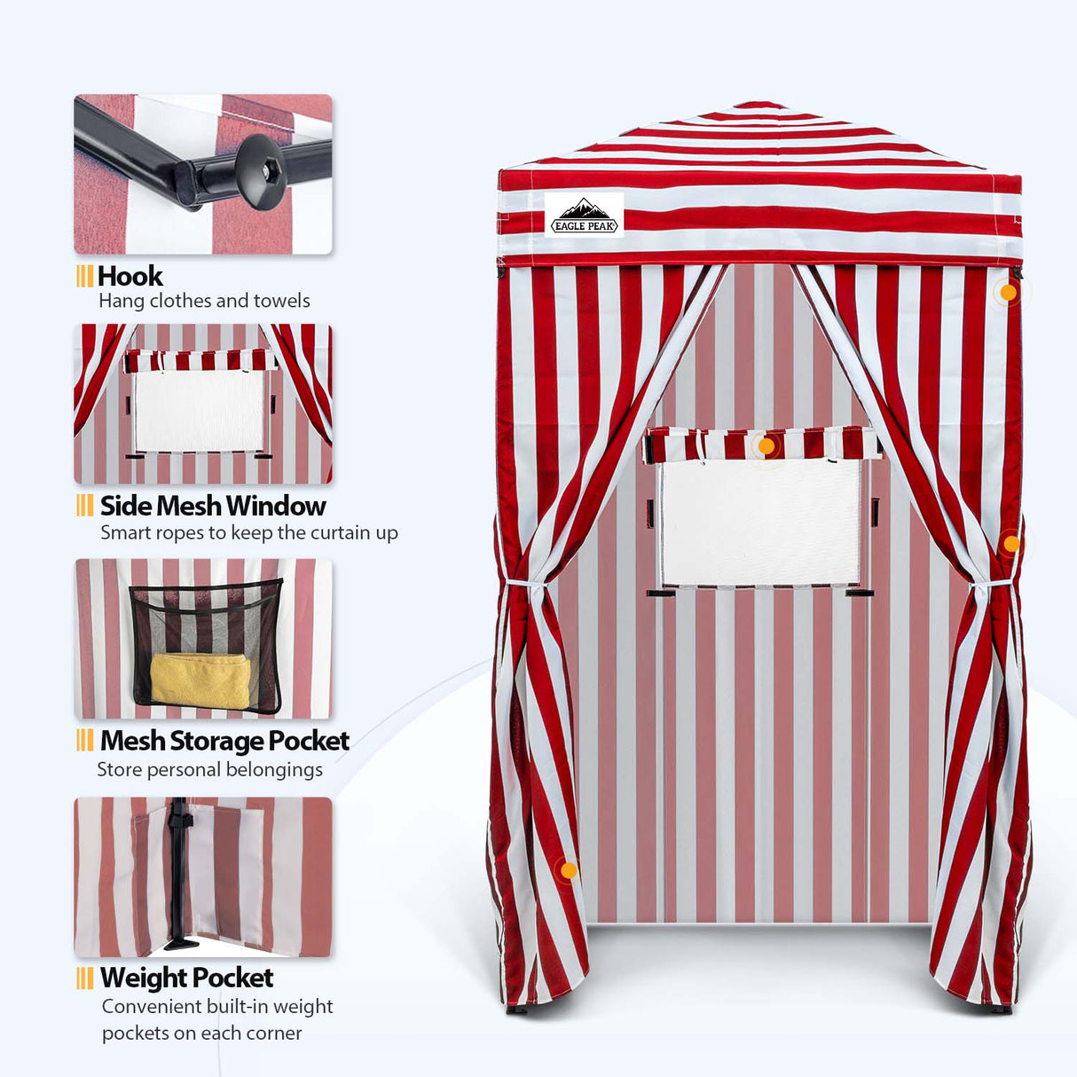 EAGLE PEAK Flex Ultra Compact 4x4 Pop-up Changing Room Canopy