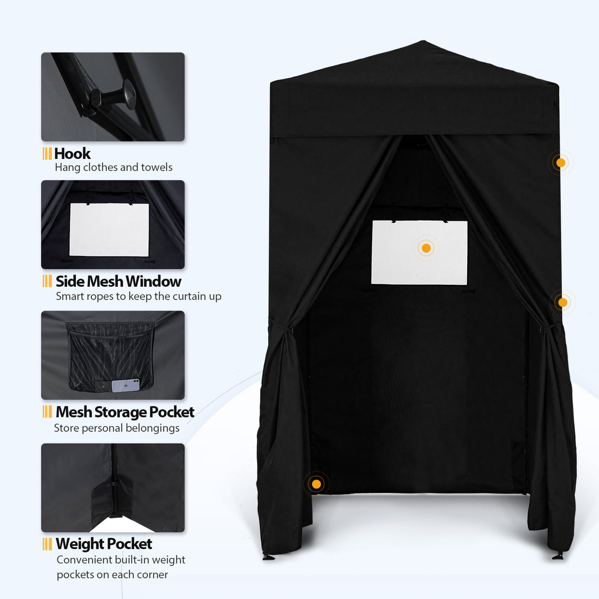 EAGLE PEAK Flex Ultra Compact 4x4 Pop-up Changing Room Canopy