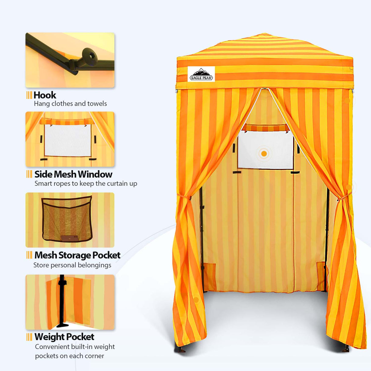 EAGLE PEAK Flex Ultra Compact 4x4 Pop-up Changing Room Canopy