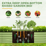 42'' Round 17'' Tall Raised Garden Bed Planter - Eagle Peak®