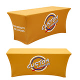 4/6/8ft Fitted Table Cloth Cover with Your Business Logo and Design - Eagle Peak®