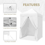 EAGLE PEAK Straight Leg Outdoor Portable Canopy Tent with Removable Sunwalls 5x5 ft, Carry Bag Included