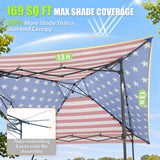 13x13 Pop Up Canopy Tent Sidewall, Extended Eaves
