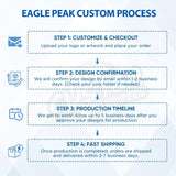 4x4 ft Commercial Privacy Shelter with Logo Printing - Eagle Peak