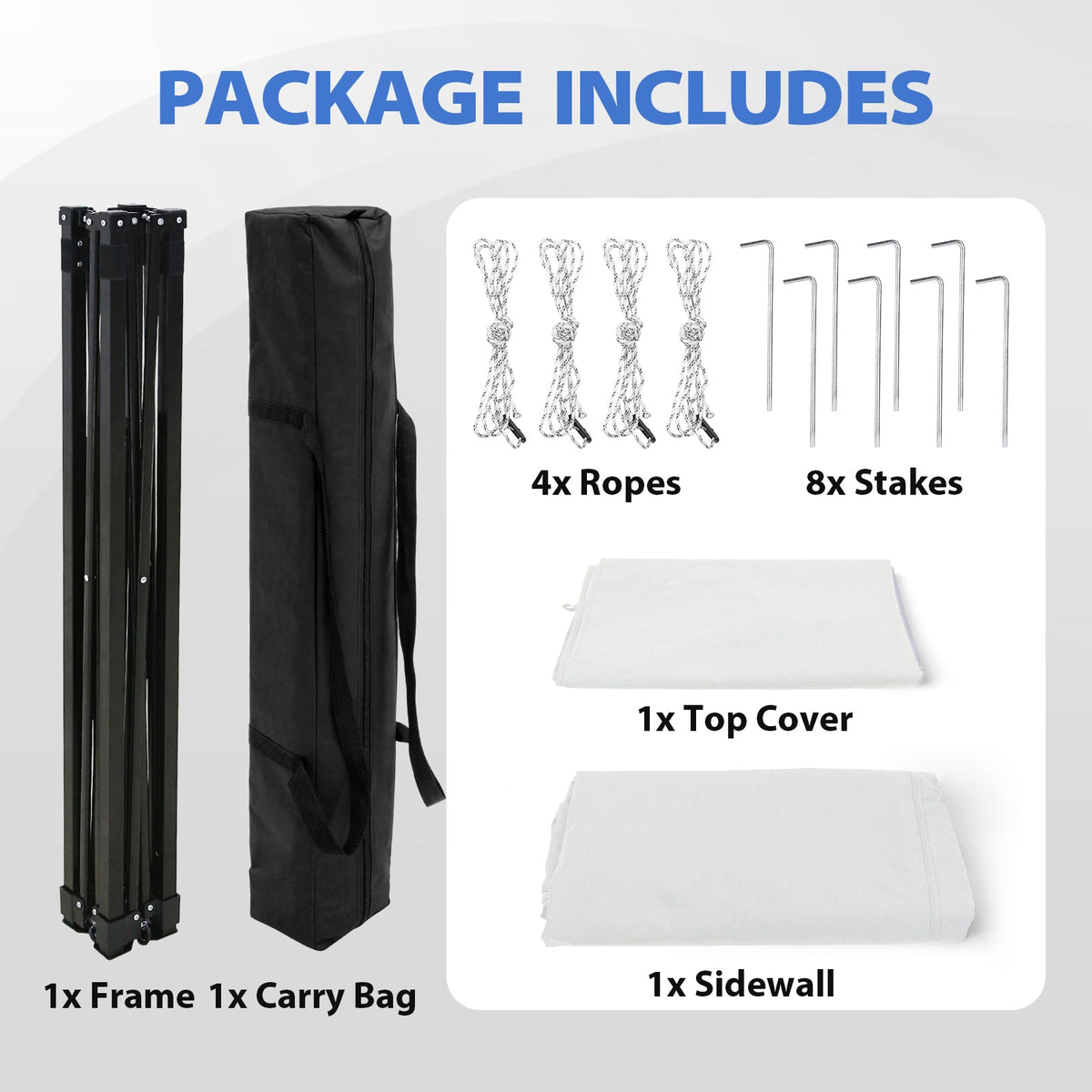 4x4 Pop Up Changing Tent, Flat Top Changing Room - Eagle Peak®