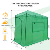 Easy Setup 10x5 Portable Lean to Pop Up Greenhouse