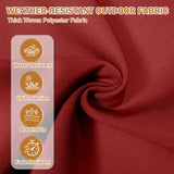 5" High Back Adirondack Chair Cushions, 49x20x5 in, Set of 1/2/4 - Eagle Peak Custom Canopy Tent