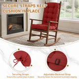 5" High Back Adirondack Chair Cushions, 49x20x5 in, Set of 1/2/4 - Eagle Peak Custom Canopy Tent