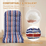 5" High Back Adirondack Chair Cushions, 49x20x5 in, Set of 1/2/4 - Eagle Peak Custom Canopy Tent