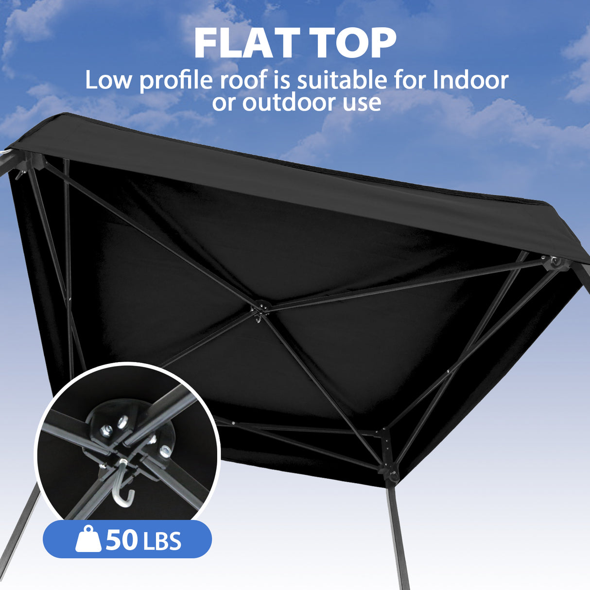 4x4 Pop Up Changing Tent, Flat Top Changing Room
