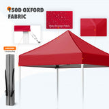 5x5 Pop Up Canopy Tent Instant Straight Leg  Outdoor Canopy Easy Set-up