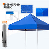 5x5 Pop Up Canopy Tent Instant Straight Leg  Outdoor Canopy Easy Set-up