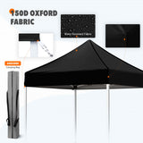 5x5 Pop Up Canopy Tent Instant Straight Leg  Outdoor Canopy Easy Set-up