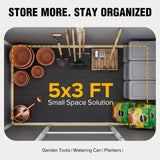 5x3/6x4/6x8/8x8/10x8 FT Outdoor Storage Shed with Floor - Eagle Peak®