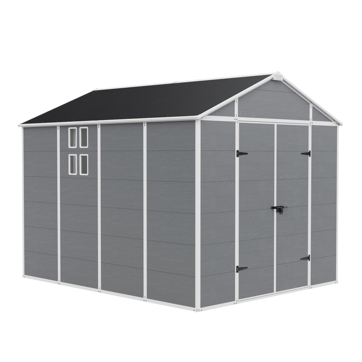 5x3/6x4/6x8/8x8/10x8 FT Outdoor Storage Shed with Floor - Eagle Peak®