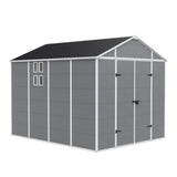 5x3/6x4/6x8/8x8/10x8 FT Outdoor Storage Shed with Floor - Eagle Peak®