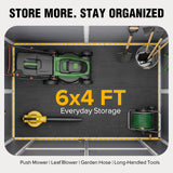 5x3/6x4/6x8/8x8/10x8 FT Outdoor Storage Shed with Floor - Eagle Peak®
