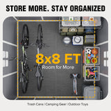 5x3/6x4/6x8/8x8/10x8 FT Outdoor Storage Shed with Floor - Eagle Peak®