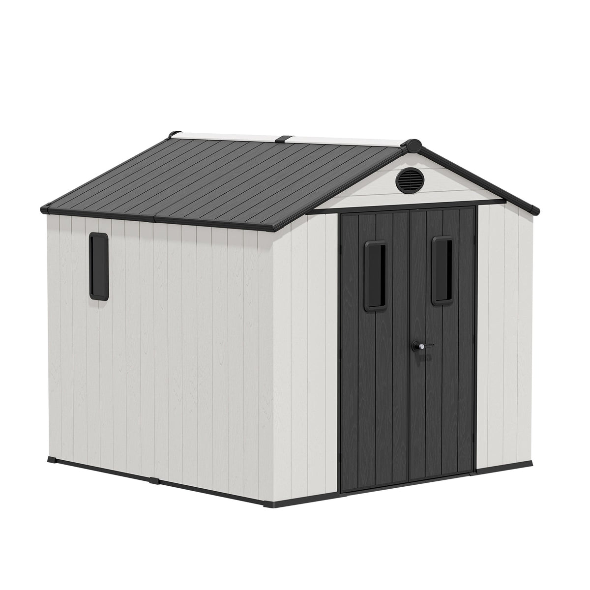 5x3/6x4/8x6/8x8 Resin Outdoor Storage Shed,Weatherproof Garden Shed - Eagle Peak®