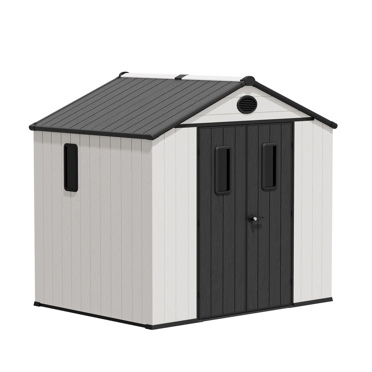 5x3/6x4/8x6/8x8 Resin Outdoor Storage Shed,Weatherproof Garden Shed - Eagle Peak®