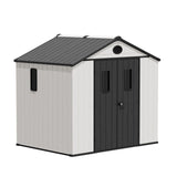 5x3/6x4/8x6/8x8 Resin Outdoor Storage Shed,Weatherproof Garden Shed - Eagle Peak®