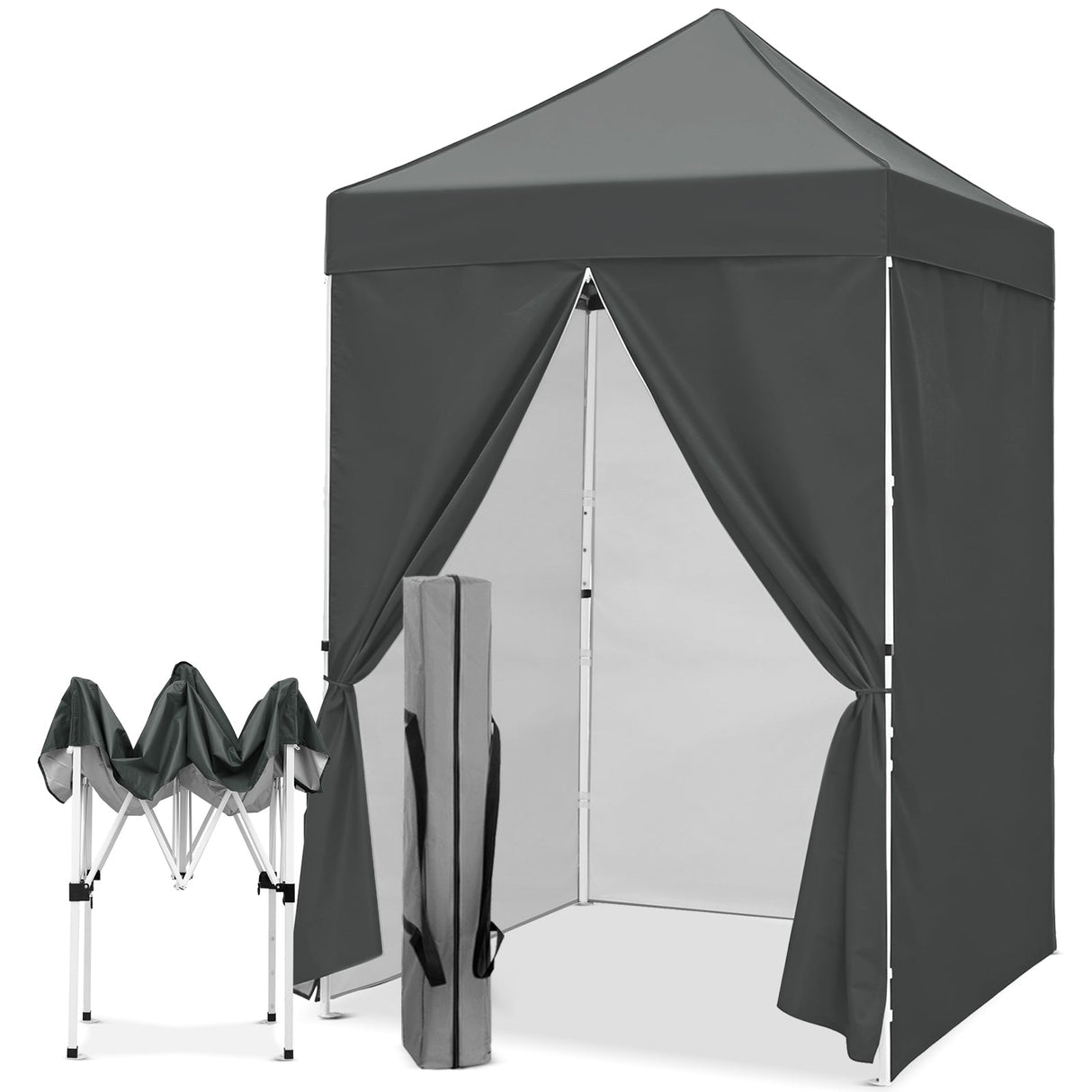 5x5 Instant Canopy with 4-Side Wall Panels - Eagle Peak®