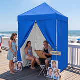 5x5 Instant Canopy with 4-Side Wall Panels - Eagle Peak®