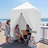 5x5 Instant Canopy with 4-Side Wall Panels - Eagle Peak®