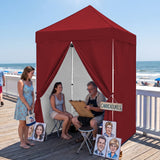 5x5 Instant Canopy with 4-Side Wall Panels - Eagle Peak®