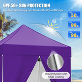 5x5 Instant Canopy with 4-Side Wall Panels - Eagle Peak®