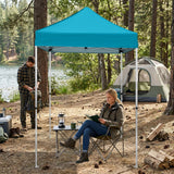 5x5 Pop Up Canopy Tent Instant Straight Leg Outdoor Canopy Easy Set - up - Eagle Peak