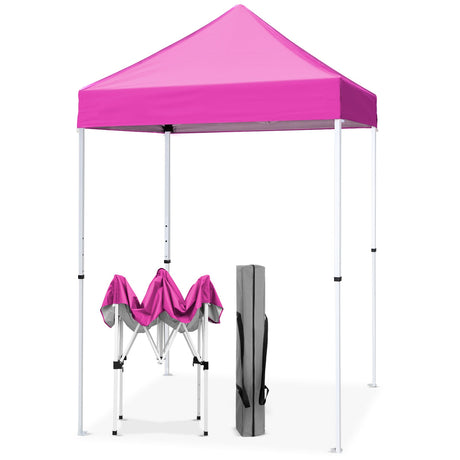 5x5 Pop Up Canopy Tent Instant Straight Leg Outdoor Canopy Easy Set - up - Eagle Peak