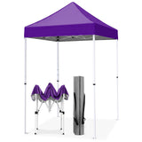 5x5 Pop Up Canopy Tent Instant Straight Leg Outdoor Canopy Easy Set-up - Eagle Peak®