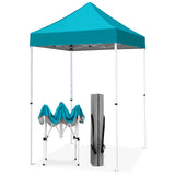 5x5 Pop Up Canopy Tent Instant Straight Leg Outdoor Canopy Easy Set-up - Eagle Peak®