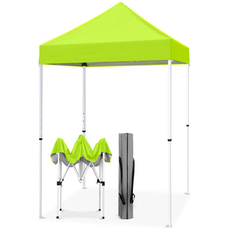 5x5 Pop Up Canopy Tent Instant Straight Leg Outdoor Canopy Easy Set - up - Eagle Peak