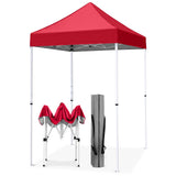 5x5 Pop Up Canopy Tent Instant Straight Leg Outdoor Canopy Easy Set-up - Eagle Peak®