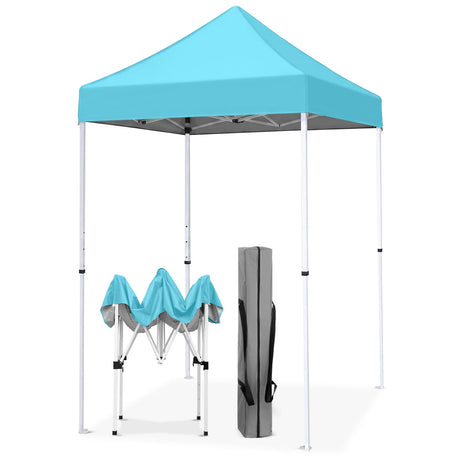 5x5 Pop Up Canopy Tent Instant Straight Leg Outdoor Canopy Easy Set-up - Eagle Peak®