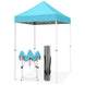 5x5 Pop Up Canopy Tent Instant Straight Leg Outdoor Canopy Easy Set-up - Eagle Peak®