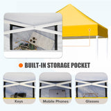 5x5 Pop Up Canopy Tent Instant Straight Leg Outdoor Canopy Easy Set - up - Eagle Peak