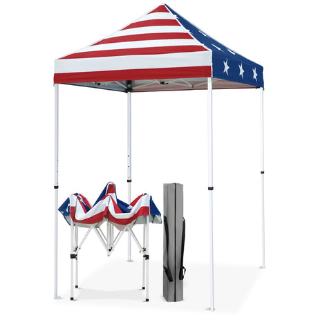5x5 Pop Up Canopy Tent Instant Straight Leg Outdoor Canopy Easy Set - up - Eagle Peak