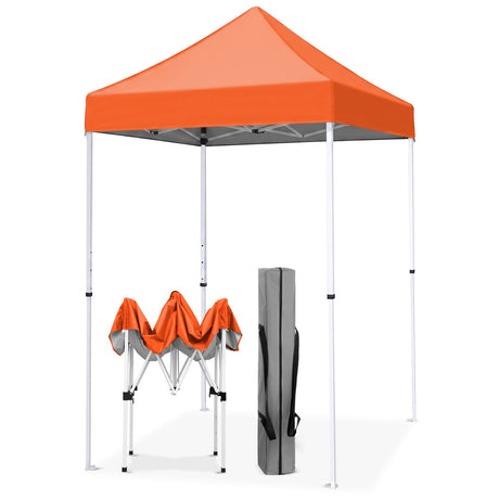5x5 Pop Up Canopy Tent Instant Straight Leg Outdoor Canopy Easy Set-up - Eagle Peak®