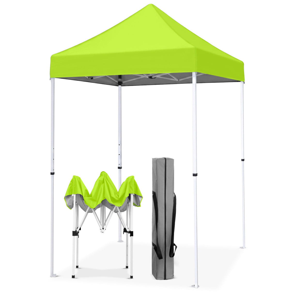 5x5 Pop Up Canopy Tent Instant Straight Leg Outdoor Canopy Easy Set-up - Eagle Peak®