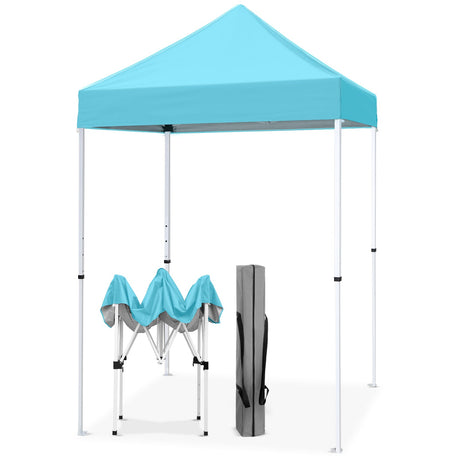 5x5 Pop Up Canopy Tent Instant Straight Leg Outdoor Canopy Easy Set - up - Eagle Peak