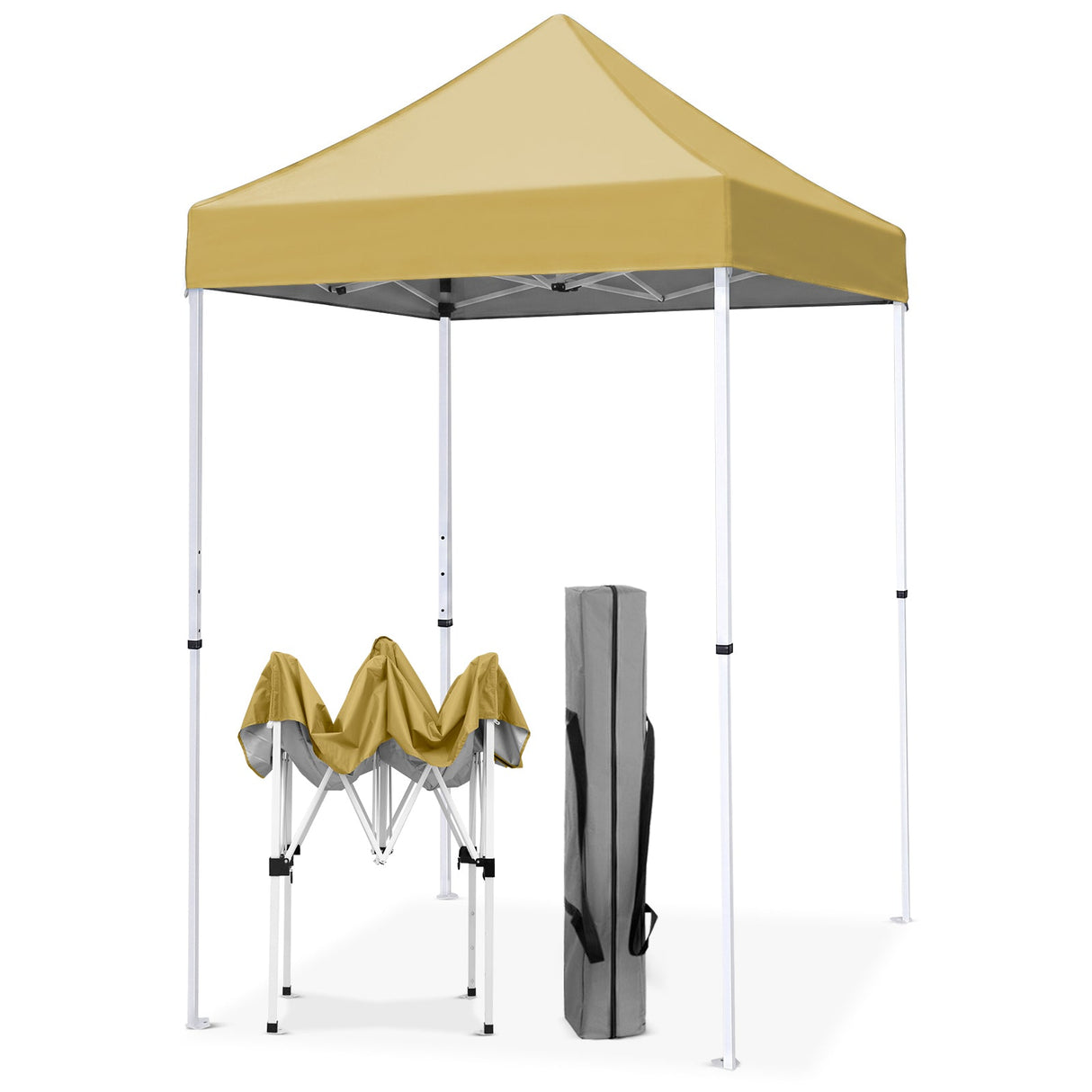5x5 Pop Up Canopy Tent Instant Straight Leg Outdoor Canopy Easy Set-up - Eagle Peak®