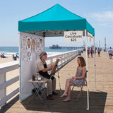 5x5 Pop Up Canopy Tent with 1 Removable Sidewall - Eagle Peak®
