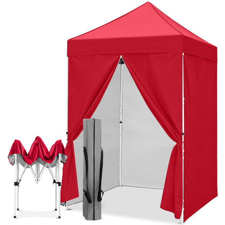 5x5 Pop Up Canopy Tent with 4 Removable Sidewalls - Eagle Peak®