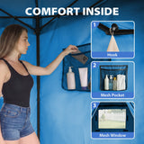 5x5 Pop Up Changing Tent, Flat Top Changing Room - Eagle Peak®