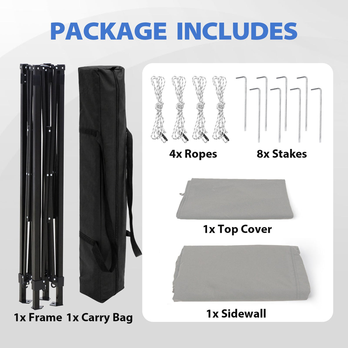 5x5 Pop Up Changing Tent, Flat Top Changing Room - Eagle Peak®