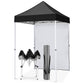 5x5 Straight Leg Pop Up Canopy Tent with One Removable Sunwall - Eagle Peak®